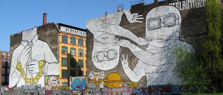 'Cuvry Graffiti' street art by Blu in Berlin-Kreuzberg