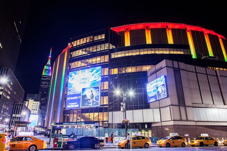 Empire State Building and Madison Square Garden in Rainbow Colors for Gay Pride 2015 (18642009884)