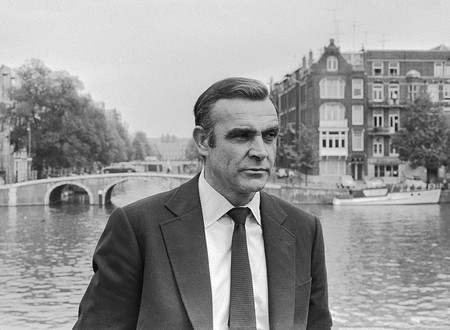 Sean Connery on set in 1971