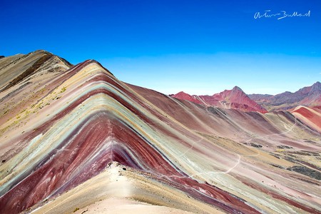 The Vinicunca, also know as the Rainbow Moutain|©Courtesy of Arturo Bullard