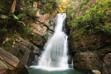 La Mina Falls in Puerto Rico