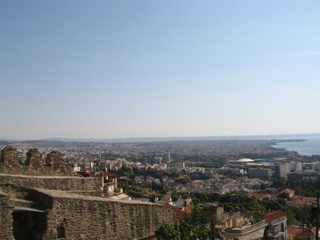 View of Thessaloniki from Eptapyrgio  
