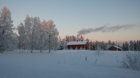 Finnish wooden house
