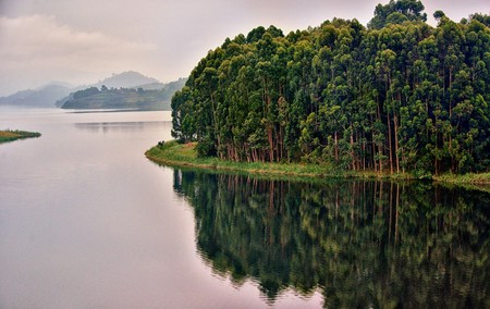 Reflections to Lake Bunyoni