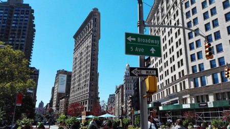 The Flatiron district in Manhattan is home to many technology startups