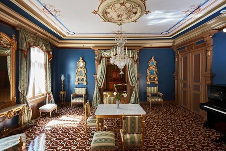 The blue parlour in Henrik Ibsen's home