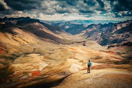 Hike remote mountains in Peru