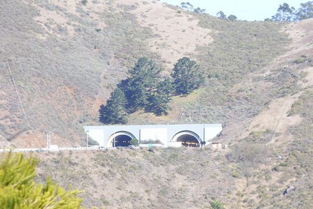 The Robin Williams Tunnel just outside San Francisco, CA