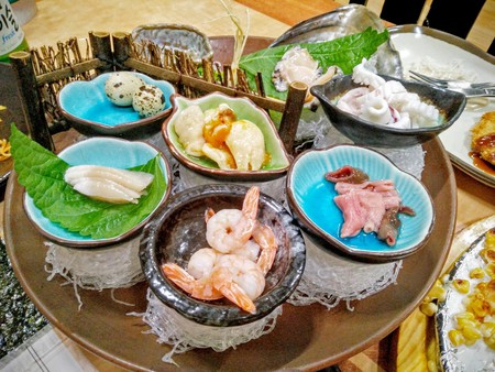 Sashimi is just one of many mouthwatering delicacies on Jeju Island, South Korea