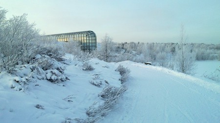 View of Arktikum in Rovaniemi