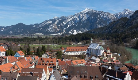 Soak up picturesque views of the Bavarian Alps and Füssen Old Town as you explore the city