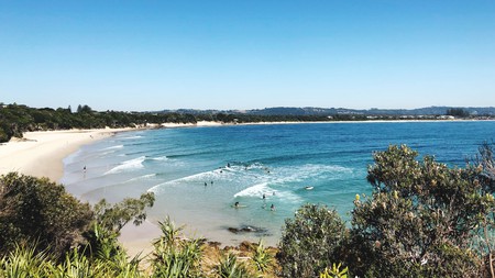 Byron Bay's picturesque scenery makes for a perfect backdrop to a film set