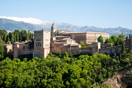 The Alhambra, in Granada, was built by the Moors in the 13th century