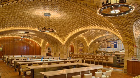 Head for the Oyster Bar at Grand Central Station at rush hour and pair your meal with a good dose of people-watching