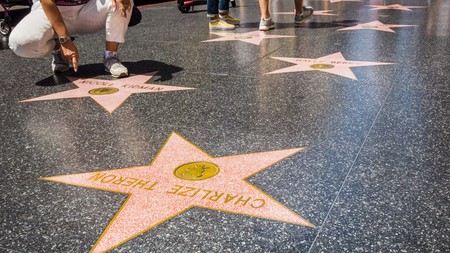 Hollywood Boulevard and Walk of Fame, California, Los Angeles.