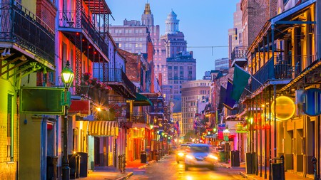 The French Quarter comes to life after dark