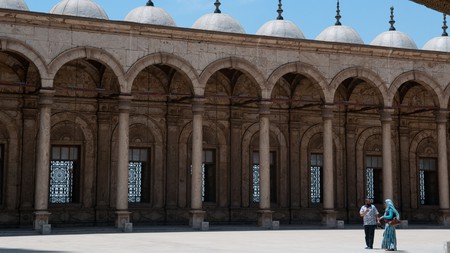 Muhammad Ali mosque is a major touristic site in The Citadel of Cairo