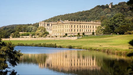 Pay a visit to the magnificent Chatsworth House and stroll across the grounds to soak up the quintessentially British countryside