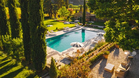 Enjoy some pure relaxation in the Tuscan countryside at the historical Villa di Piazzano