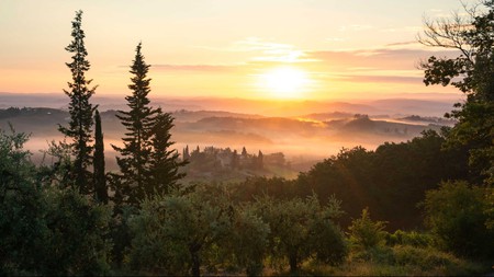 With its Unesco-protected medieval buildings and views over rolling hills, San Gimignano has all the hallmarks of a classic Tuscan town