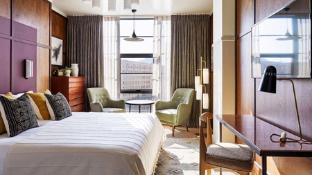 You'll be in the heart of the city and just a short hop from the animals with a stay at the Hoxton, Portland