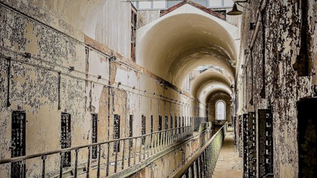 The Eastern State Penitentiary in Philadelphia is a National Historic Landmark