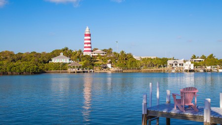 Elbow Reef Lighthouse is a relic of British Victorian engineering in the Bahamas