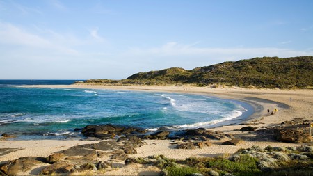 The Margaret River Mouth is a popular spot with surfers