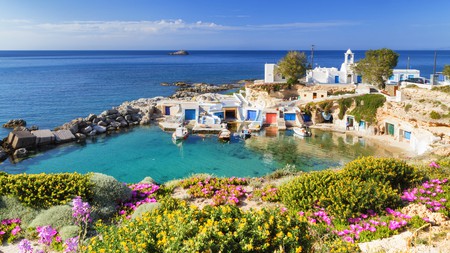 Milos is just one of the many stunning destinations to explore on a day trip around the Cyclades