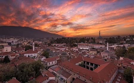 Soak up incredible sunset views over Skopje from one of the top hotels in the city