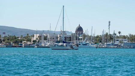 The marina in La Paz remains at the heart of city life