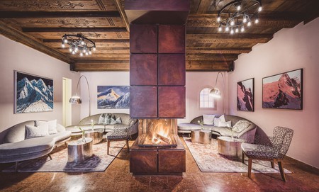 Retreat to Hotel Krallerhof's cosy reception room after a day exploring Leogang