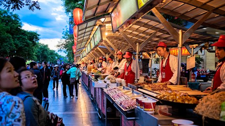 Wangfujing Night Market Snack Street, Beijing