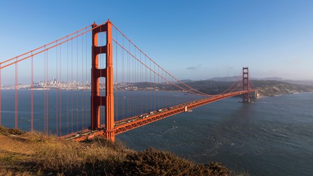 Cycle across the Golden Gate Bridge for an easy morning on a San Francisco icon