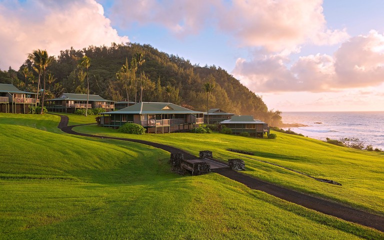 A cabin room at the Hyatt Hana-Maui Resort in Hawaii