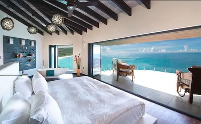 An Antigua vacation rental at Tamarind Hills overlooking the ocean.