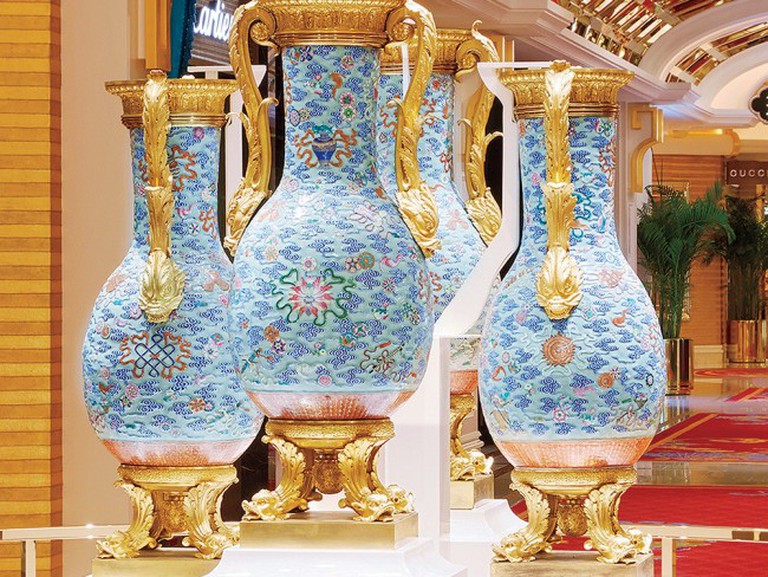 The Buccleuch vases | courtesy of Wynn Palace, Macau