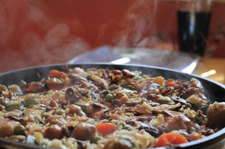 Pick up a mouth-watering paella at Tasca Bellota