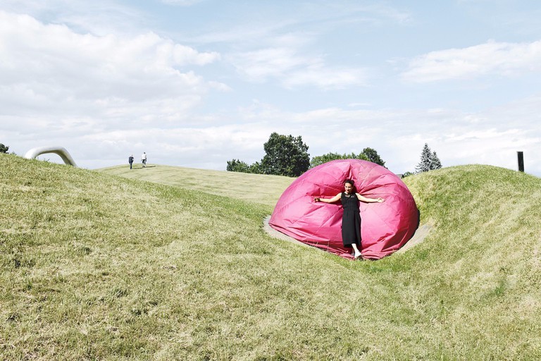 Austrian Sculpture Park near Graz Brand highlight culture: Always right in the middle. Influencer tour