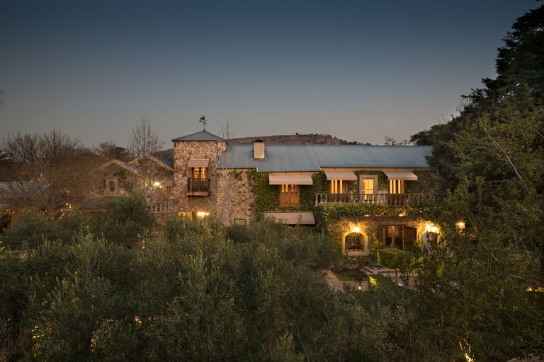 It's dusk at the ivy-covered Morrells Boutique Estate