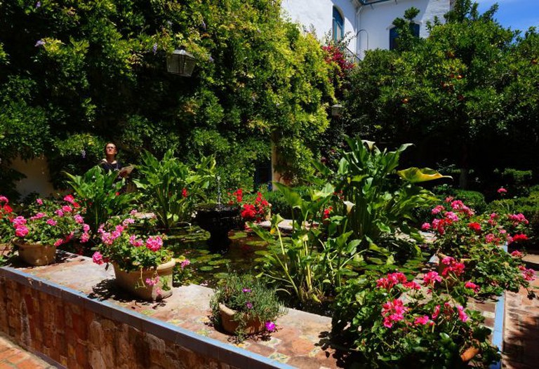 Colourful gardens in the grounds of the Palacio de Viana