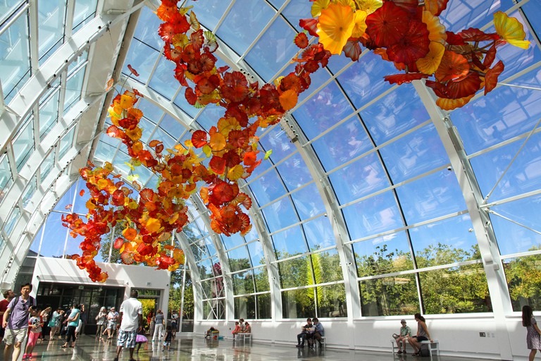 The Glasshouse at the Chihuly Garden and Glass
