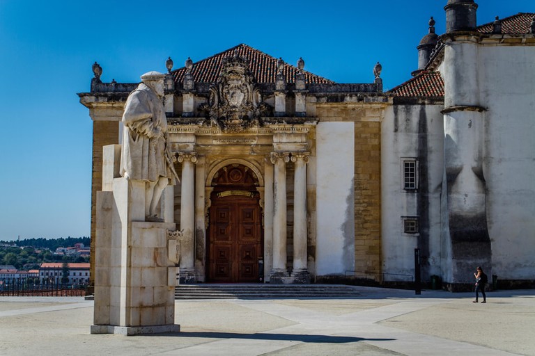 The Joanina library in the University town of Coimbra, Portugal