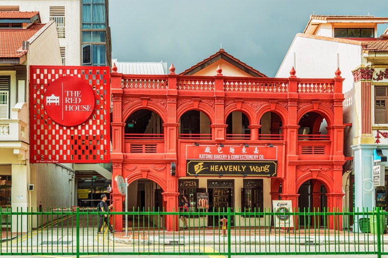 The Red House in Katong square in Singapore