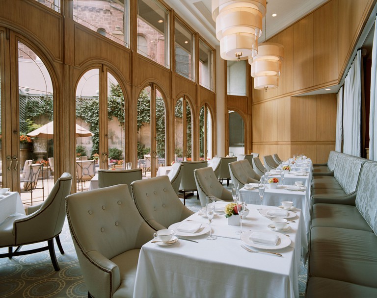 The fine-dining restaurant at the Rittenhouse