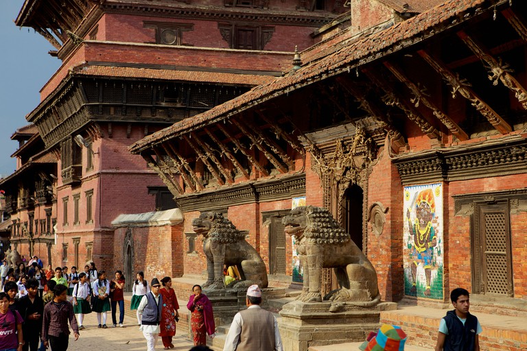 Patan Museum in Patan Durbar Square in Kathmandu, Nepal