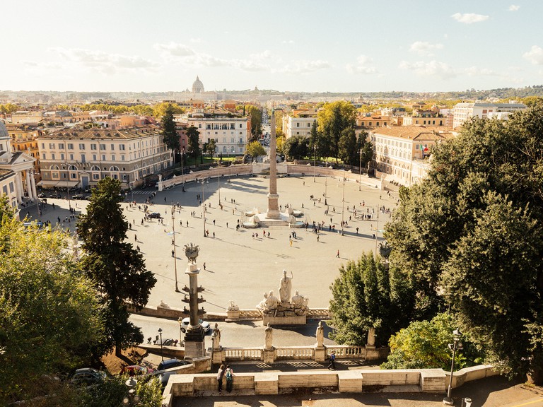 Gaze over one of Rome's most beautiful squares