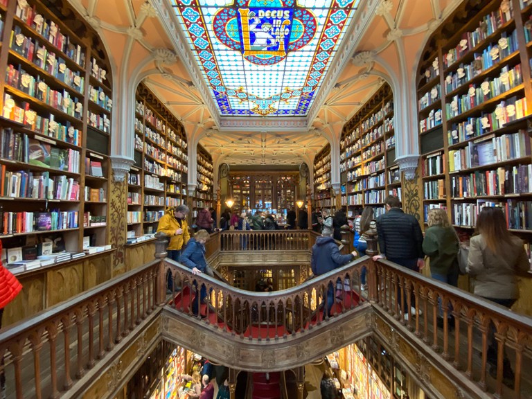 Porto, Portugal. 6th Mar, 2020. The Livraria Lello Bookshop in Porto, Portugal, March 6, 2020. The bookshop, founded in 1906, is so popular that people buy tickets for 5 Euros and stand in line for admission. J. K. Rowling is thought to have gained inspir