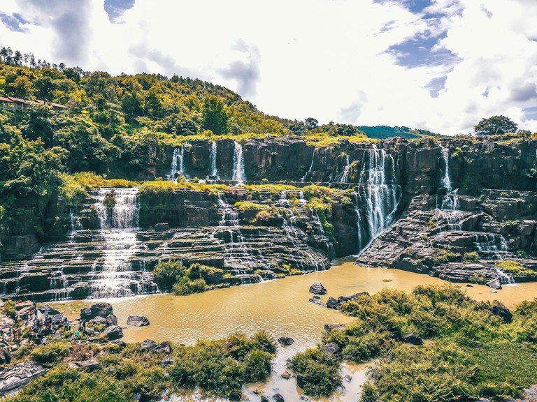 The big Pongour waterfall near Da Lat city, Vietnam