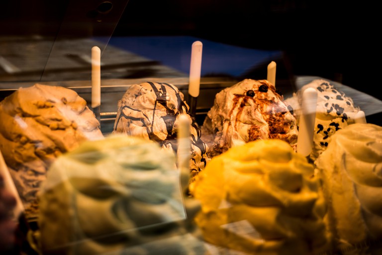 Original italian Ice cream in Siena